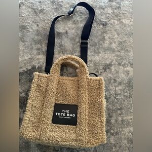 Marc Jacob’s tan fluffy small tote